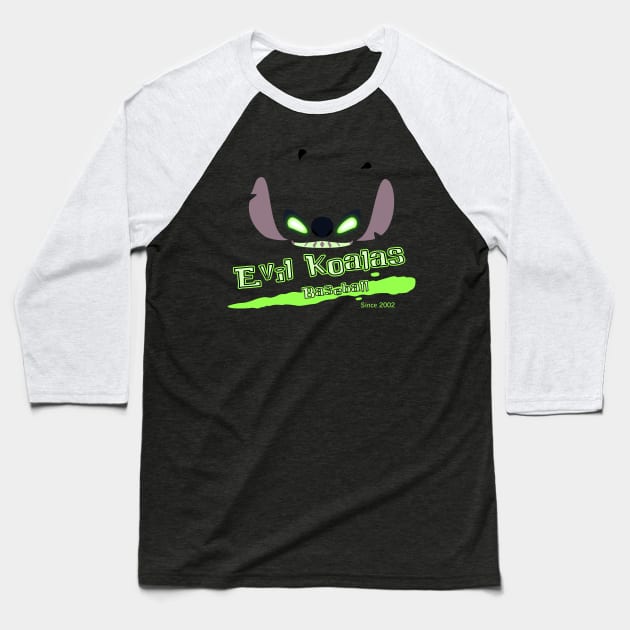 Evil Koalas Baseball T-Shirt by Kaztiel